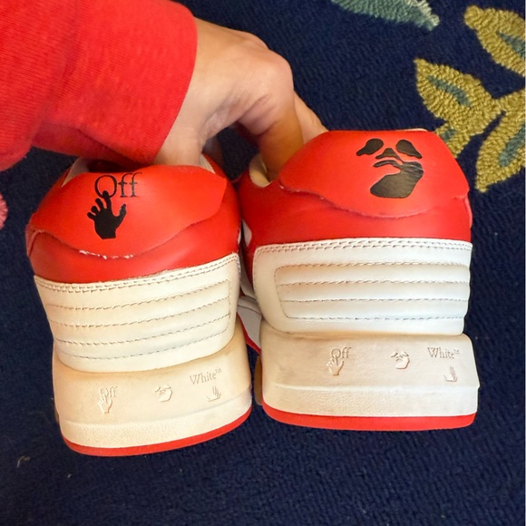 Off-White Out of Office White Red Sneakers - Picture 5 of 11